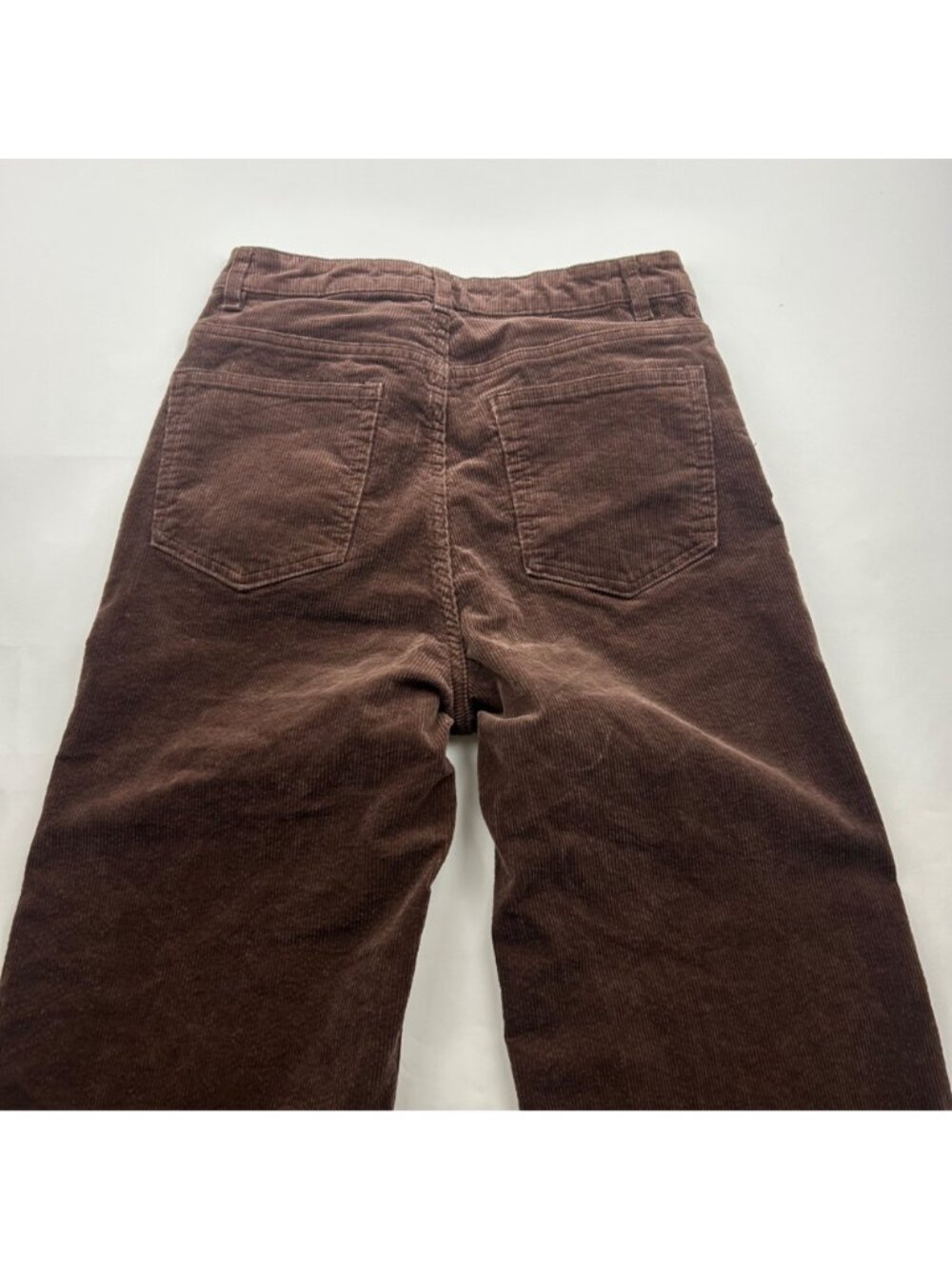 H&M Divided Chocolate Brown Corduroy Wide Leg Pant 8 - Picture 6 of 6